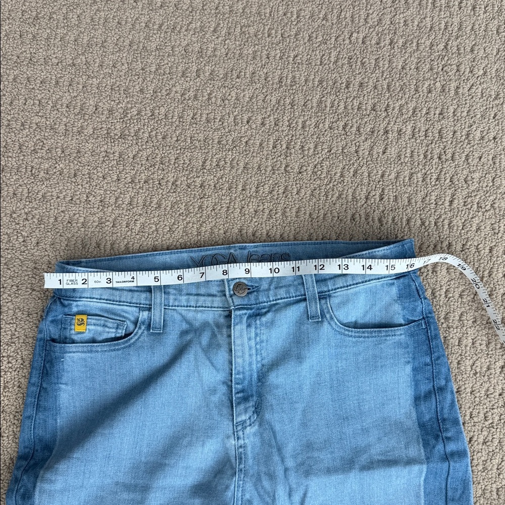 Yoga Jeans Two-Tone Denim Shorts | Size 31 | Raw Hem | NWOT - Picture 8 of 13